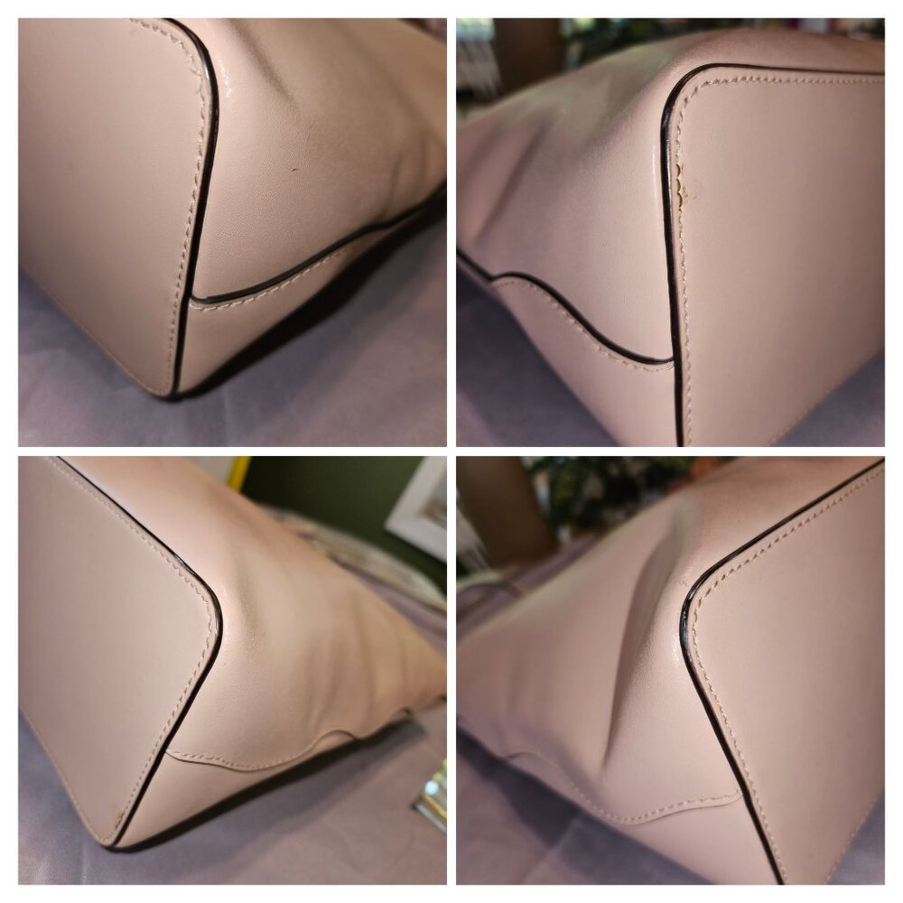 Kate Spade New York Kerri Medium Pink Smooth Leather Tote Shoulder Bag - Picture 16 of 16